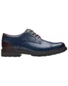 Clarks Un Briley Step Leather Oxford In Blue