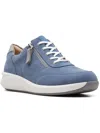 CLARKS UN RIO WOMENS SUEDE LIFESTYLE CASUAL AND FASHION SNEAKERS
