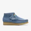 Clarks Wallabee Boot In Blue