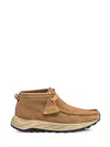 Clarks Wallabee Suede Leather Shoes In Brown