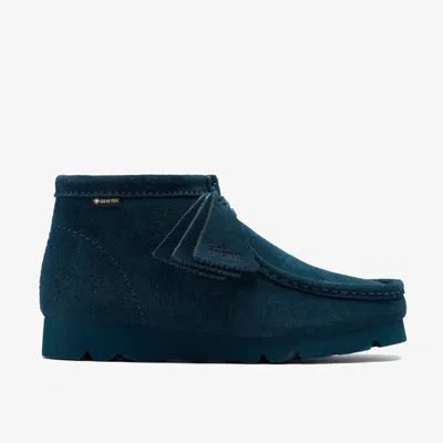 Clarks Wallabee Boot Gore-tex In Green