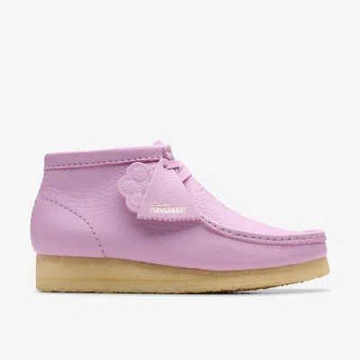 Clarks Wallabee Boot In Purple