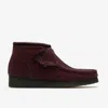 Clarks Wallabee Boot In Purple