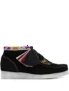 Clarks Wallabee Boots In Black