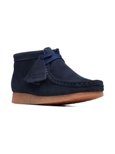 Clarks Kids' Wallabee Boots In Blue