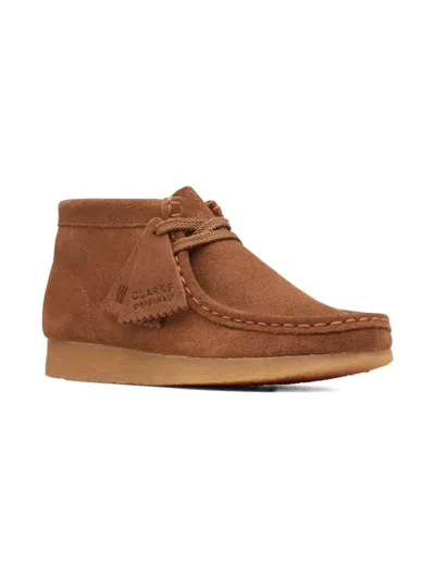 Clarks Kids' Wallabee Boots In Brown
