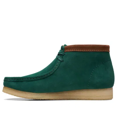 Clarks Wallabee Boots 'dark Green'