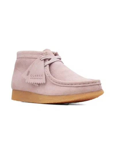 Clarks Kids' Wallabee Boots In Pink