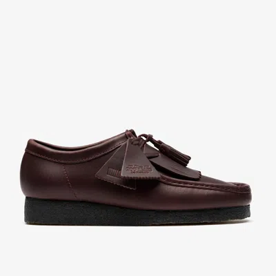 Clarks Wallabee In Burgundy