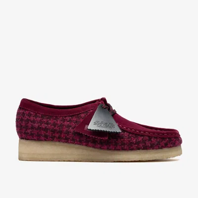 Clarks Wallabee In Burgundy