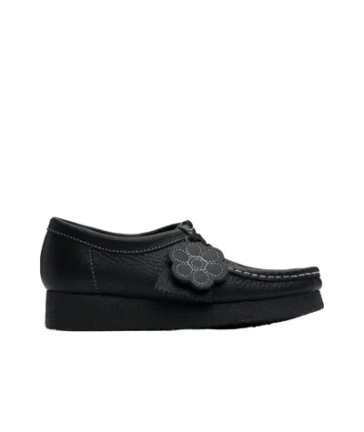 Clarks Wallabee Casual Shoes In Black