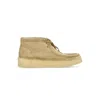 Clarks Suede Wallabee Boot In Maple Suede