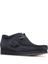 Clarks Wallabee Desert Boots In Blue