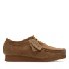 Clarks Wallabee Evo In Beige Suede In Brown