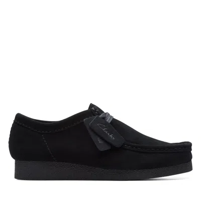 Clarks Wallabee Evo In Black Suede