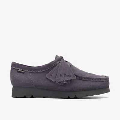 Clarks Wallabee Gore-tex In Purple