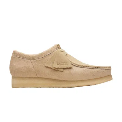 Pre-owned Clarks Wallabee 'maple Pony Hair' | Tan | Men's Size 13