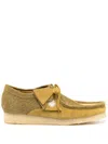Clarks Wallabee Olive Combination In Multi