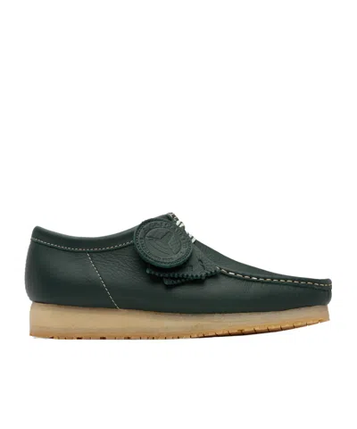 Clarks Wallabee Rb Derby Shoes In Green