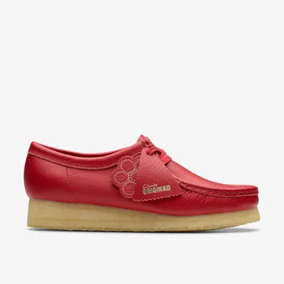 Clarks Wallabee In Red