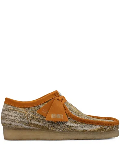 Clarks Wallabee "sand" Desert Boots In Neutral