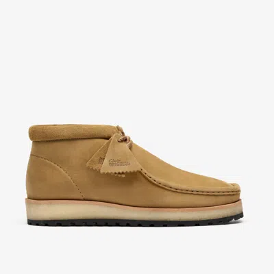 Clarks Wallabee Scout In Brown