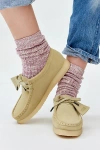 Clarks Leather Ankle Boots In Maple Suede