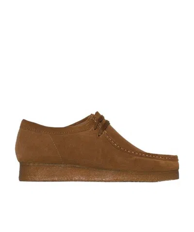 Clarks Wallabee Shoes In Brown