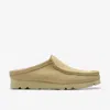 Clarks Wallabee Slip In Brown