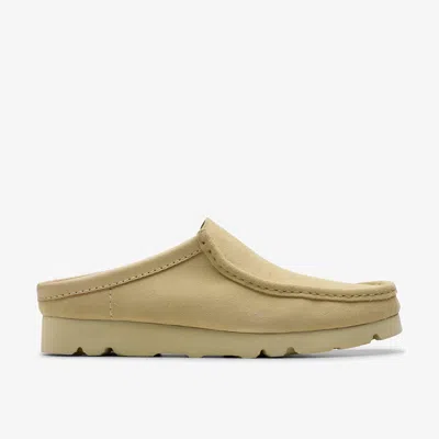 Clarks Wallabee Slip In Brown