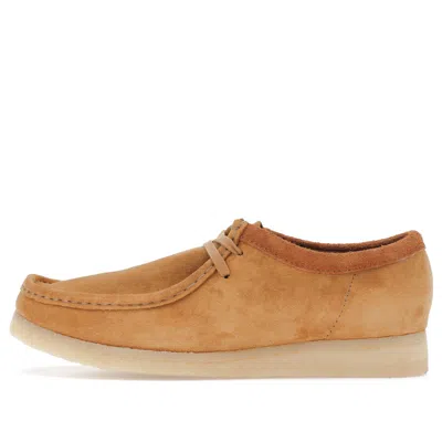 Clarks Wallabee Suede 'oakmoss' In Green