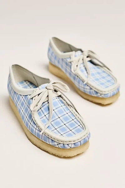 Clarks Wallabee Suede Slip-on Shoes In Blue