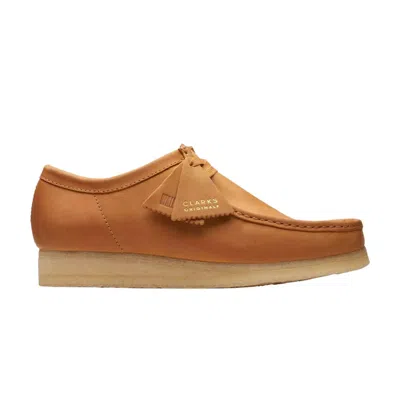 Pre-owned Clarks Wallabee 'tan Leather' | Men's Size 12 In Brown