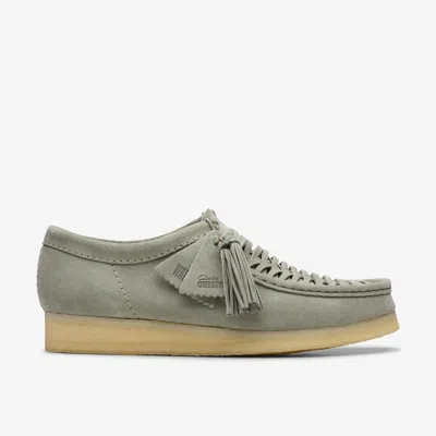 Clarks Wallabee Weave In Green
