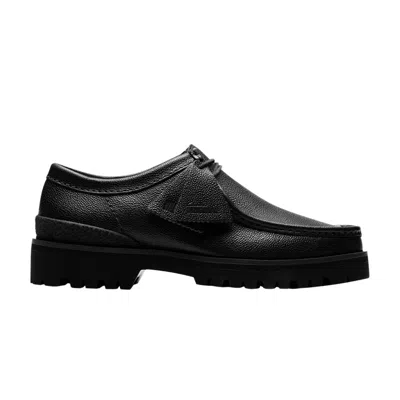 Pre-owned Clarks Wallabee Yukoner 'black Scotch Grain' | Men's Size 7.5