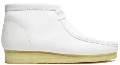 Pre-owned Clarks Wallabees Extra Butter X The Halal Guys White (women's) Sneakers In Cream
