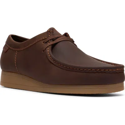 Clarks Shacre Ii Run In Brown Leather In Multi