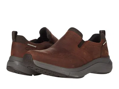 Clarks Wave 2.0 Edge Men's Shoes Brown Oily Tumbled Leather: 9 D - Medium
