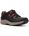 Clarks Wave Range Ap Leather Sneaker In Black