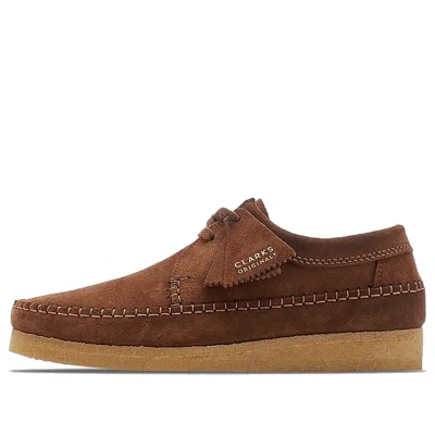 Clarks Weaver Suede 'cola' In Brown
