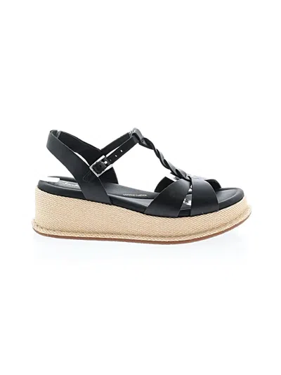 Pre-owned Clarks Wedges In Black