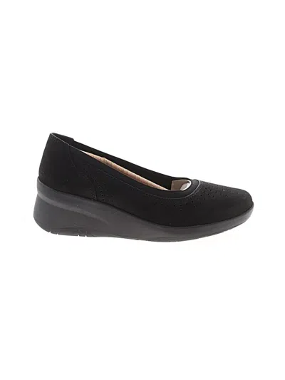 Pre-owned Clarks Wedges In Black