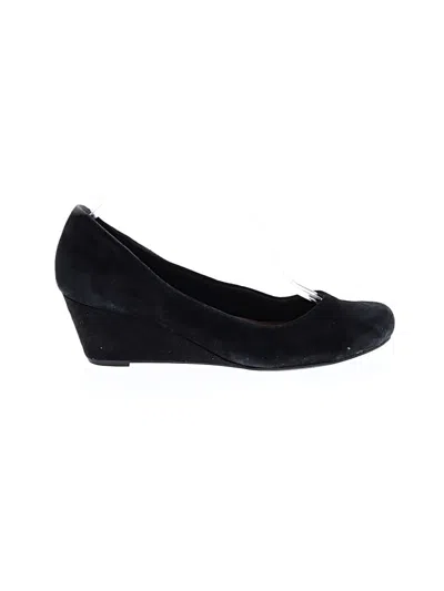 Pre-owned Clarks Wedges In Black