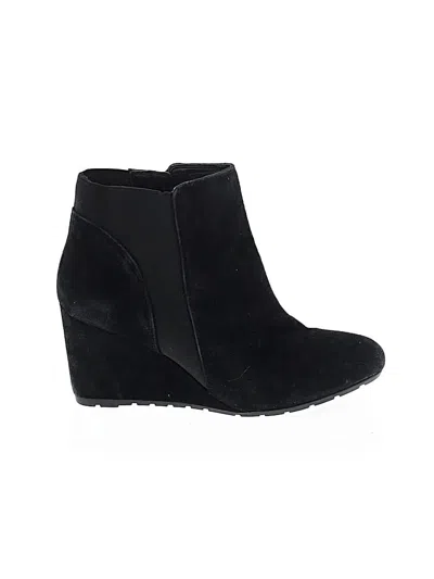 Pre-owned Clarks Wedges In Black