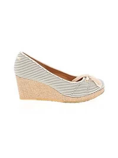 Pre-owned Clarks Wedges In Ivory
