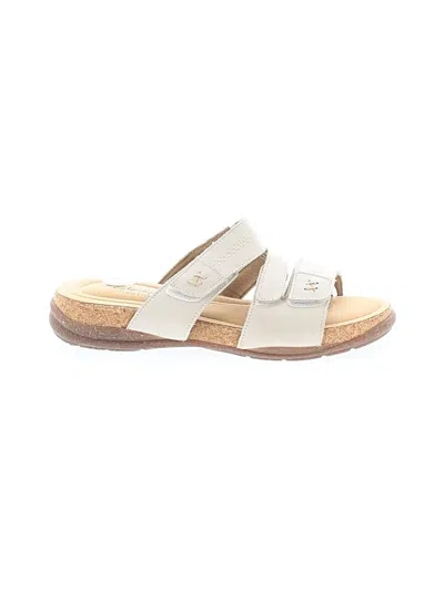 Pre-owned Clarks Wedges In White