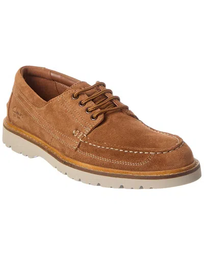 Clarks Weltridge Moc Suede Sneaker In Brown
