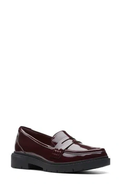Clarks ® Westlynn Ayla Loafer In Burgundy Interest