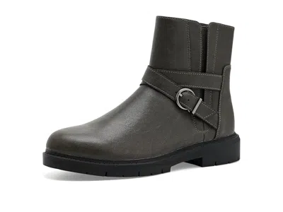 Clarks Westlynn Lux Women's Boots Dark Grey Leather: 7.5 B - Medium In Gray