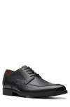 Clarks Men's Collection Whiddon Apron Oxford Dress Shoes In Black Tumbled